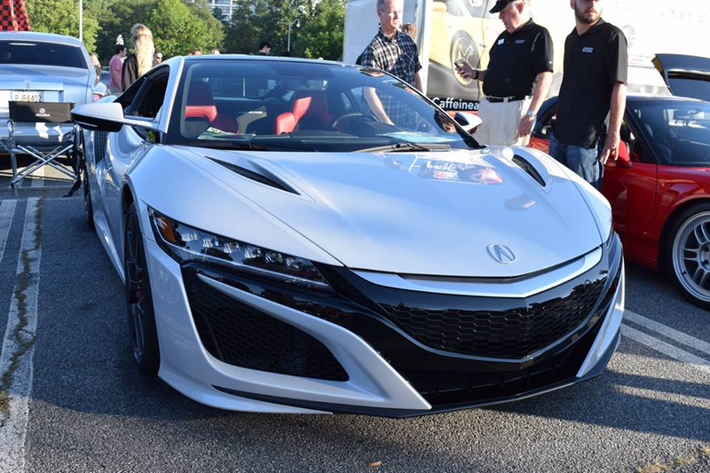 Acura dealership brought out an NSX. They were really cool, and the salesman was the only guy who pointed out my Hitchhiker’s Guide shirt.